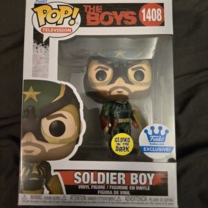 Funko Pop! The Boys Soldier Boy Figure - Green and Red